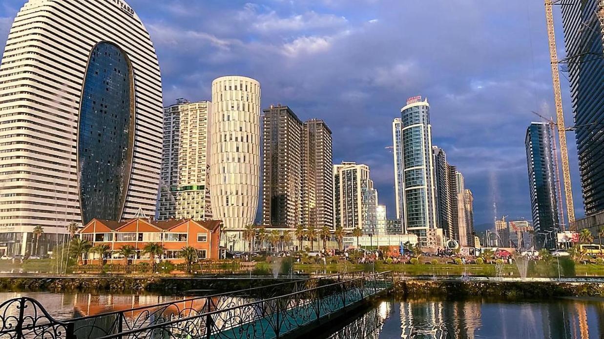 Alliance Palace Batumi Exterior photo Residential buildings in the suburb of Docklands, Melbourne, Australia